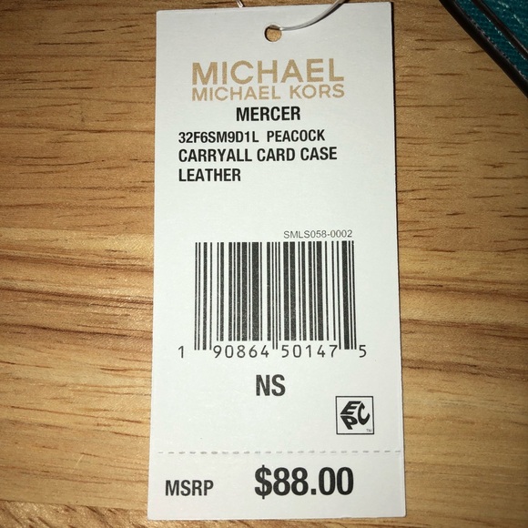 BNWT Michael Kors Mercer Carryall Card Case - Picture 6 of 8